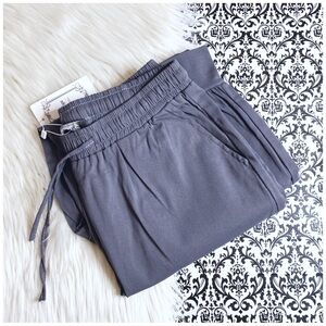 NWT : Coeur De Vague : size : L : casual lightweight cargo pants utility joggers